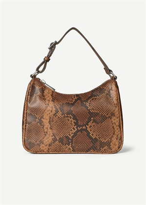 Sacima handbag 15808 Dark Brown Snake Samsøe